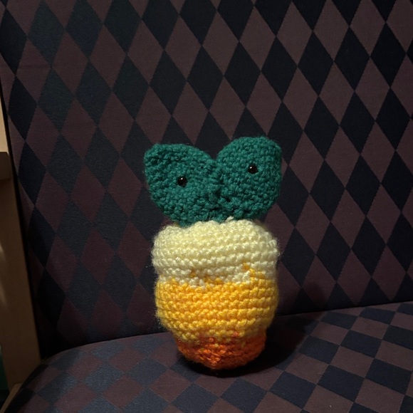 Hand Crafted Other - Handmade Amigurumi Applin - Golden Apple edition